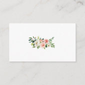 Carte d'insertion du registre d'or rose Fête des m (Dos)