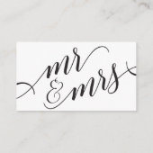 Carte d'insertion du site Web mariage - Script cla (Dos)