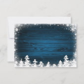 Carte d'insertion Flocon de neige hivernal Détails (Dos)