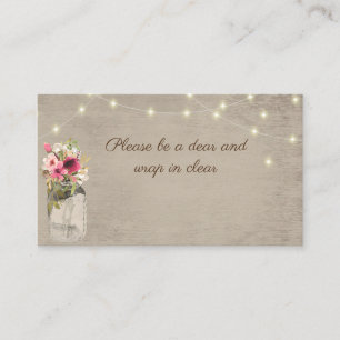 Carte d'insertion Jar et Lights