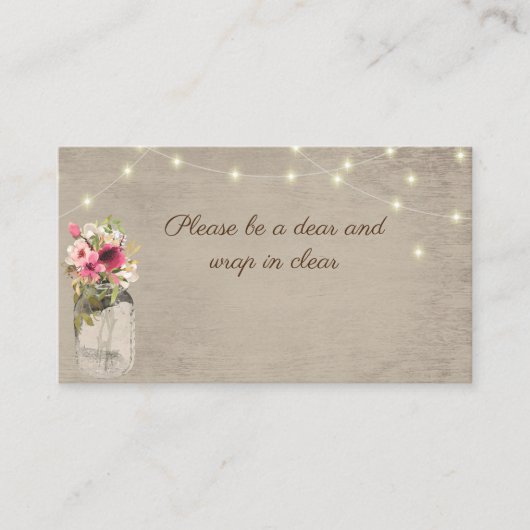 Carte d'insertion Jar et Lights (Devant)