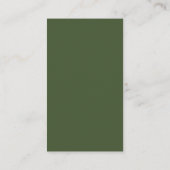 Carte d'insertion Leaf et QR Code pour les command (Dos)