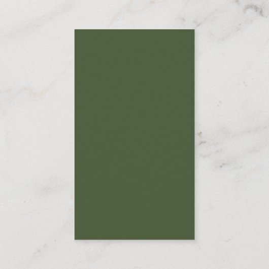 Carte d'insertion Leaf et QR Code pour les command (Dos)