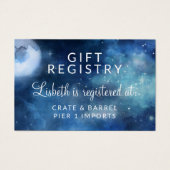 Carte d'insertion Lunaire Sky Moon Douche (Devant)