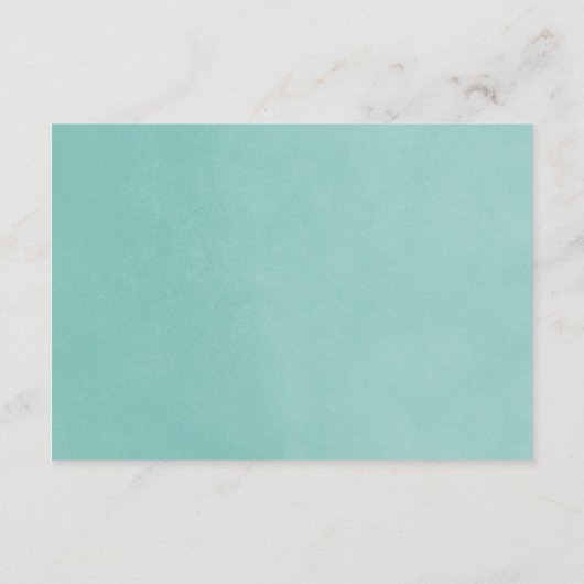 Carte d'insertion Mariage Aqua String Lights (Dos)