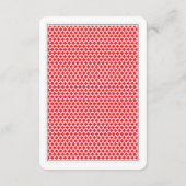 Carte d'insertion Mariage Casino (Dos)