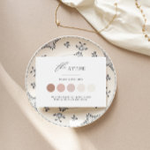 Carte d'insertion minimaliste Mariage avec script