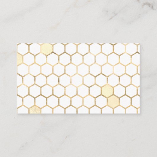 Carte d'insertion moderne Golden Bee Diaper Raffle (Dos)