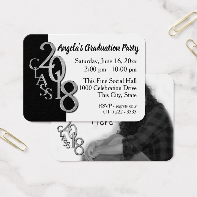 Carte d'insertion photo 2018 de la Grad Party (Bureau)
