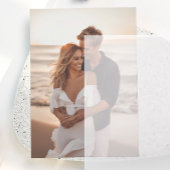 Carte d'insertion photo pour Invitation Fête des m