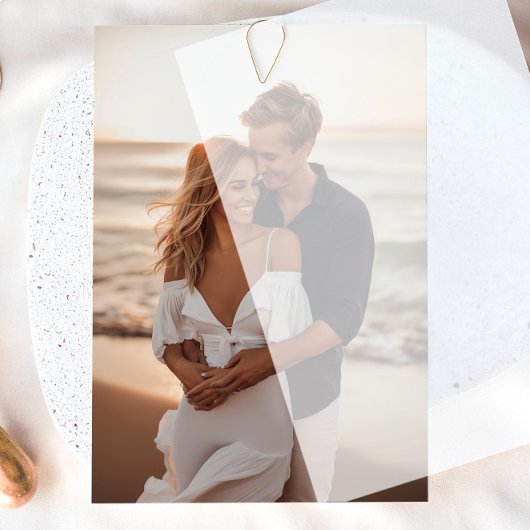 Carte d'insertion photo pour Invitation Fête des m