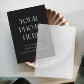 Carte d'insertion photo pour les invitations de ma