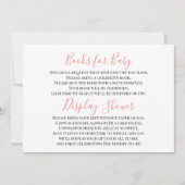 Carte d'insertion pour bébé rose Brown fille écran (Devant)