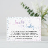 Carte d'insertion pour demande de livre pour bébé (Debout devant)