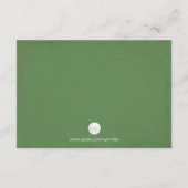 Carte d'insertion pour livre pour bébé, rose rose  (Dos)