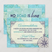 Carte d'insertion pour Mariage de la Marine (Devant / Derrière)