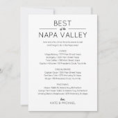 Carte d'insertion pour sac de bienvenue (Devant)