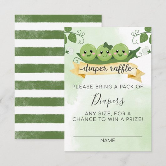 Carte d'insertion pour tirage au sort de couches T (Devant / Derrière)