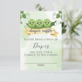 Carte d'insertion pour tirage au sort de couches T (Debout devant)