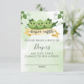 Carte d'insertion pour un tirage au sort de couche (Debout devant)