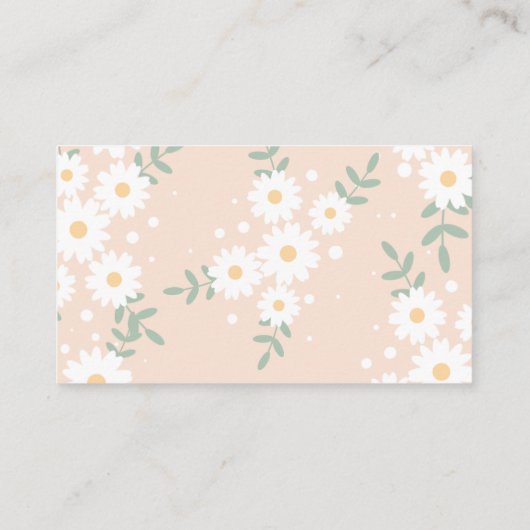 Carte d'insertion Retro Daisy Festival Diaper (Dos)