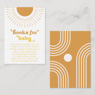 Carte d'insertion Sun Books for Baby   Carte Sun B