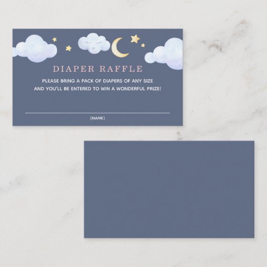 Carte d'insertion Twinkle Little Star Elephant Raf (Devant / Derrière)