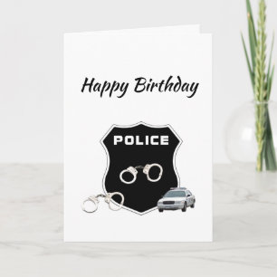 Carte d'insigne de la police