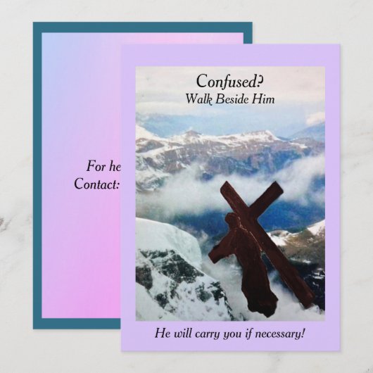 Carte d'inspiration (Devant / Derrière)