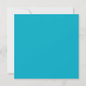 Carte d'inspiration Boho turquoise jaune or (Dos)