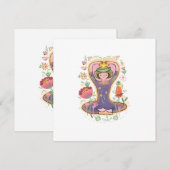 Carte d'inspiration de la fête mère (Devant / Derrière)
