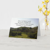 Carte d'inspiration : This is my Father's World (Fleur jaune)