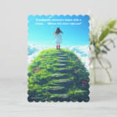 Carte d'inspiration - Un message magique (Debout devant)