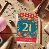 Carte d'inspiritisme festive d'anniversaire des an