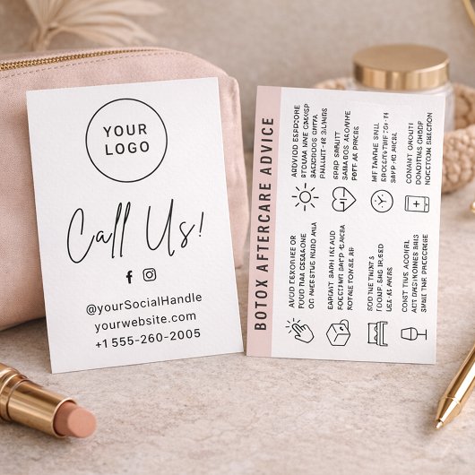 Carte d'instruction de soins après injection de lo