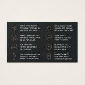 Carte d'instruction d'injection Premium Black Boto (Dos)