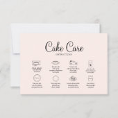 Carte d'instruction sur le service de pâtisserie d (Devant)