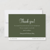 Carte d'instruction sur les soins au gâteau à la b (Dos)