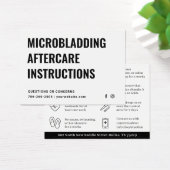 Carte d'instructions de microplaquage de Brows mod (Bureau)
