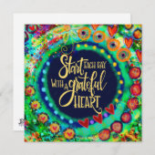 Carte d'intégrité "Coeur gracieux" (Devant / Derrière)