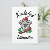 Carte d'interprète Koalafied (Debout devant)