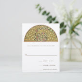 Carte d'intervention Arch Art Nouveau Vineyard Pea (Debout devant)