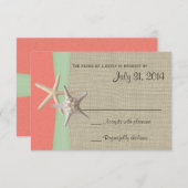 Carte d'intervention de Beach Amore Shell Coral et (Devant / Derrière)