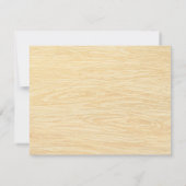 Carte d'intervention pour le grain de bois (Dos)