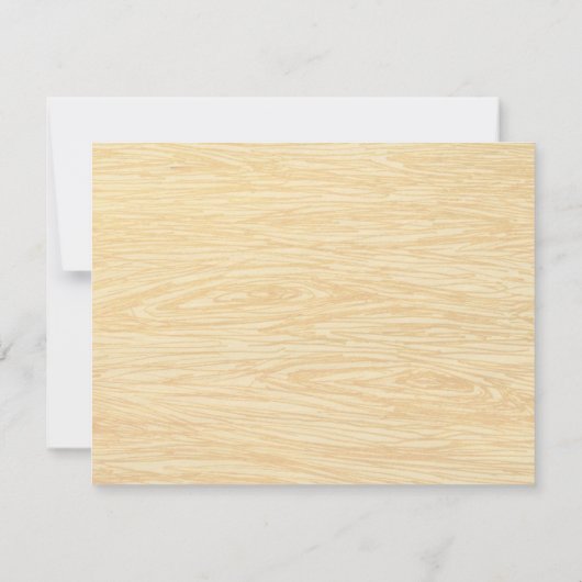 Carte d'intervention pour le grain de bois (Dos)