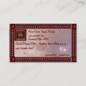 Carte d'introduction Étoiles d'infini (Dos)