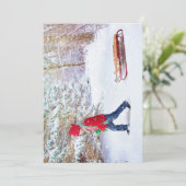 Carte d'invitation (Debout devant)