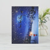 Carte d'invitation (Debout devant)