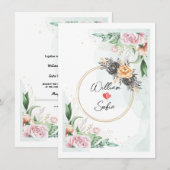 Carte d'invitation (Devant / Derrière)