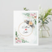 Carte d'invitation (Debout devant)